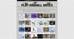 Desktop Screenshot of playragdollgames.com