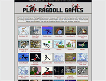 Tablet Screenshot of playragdollgames.com